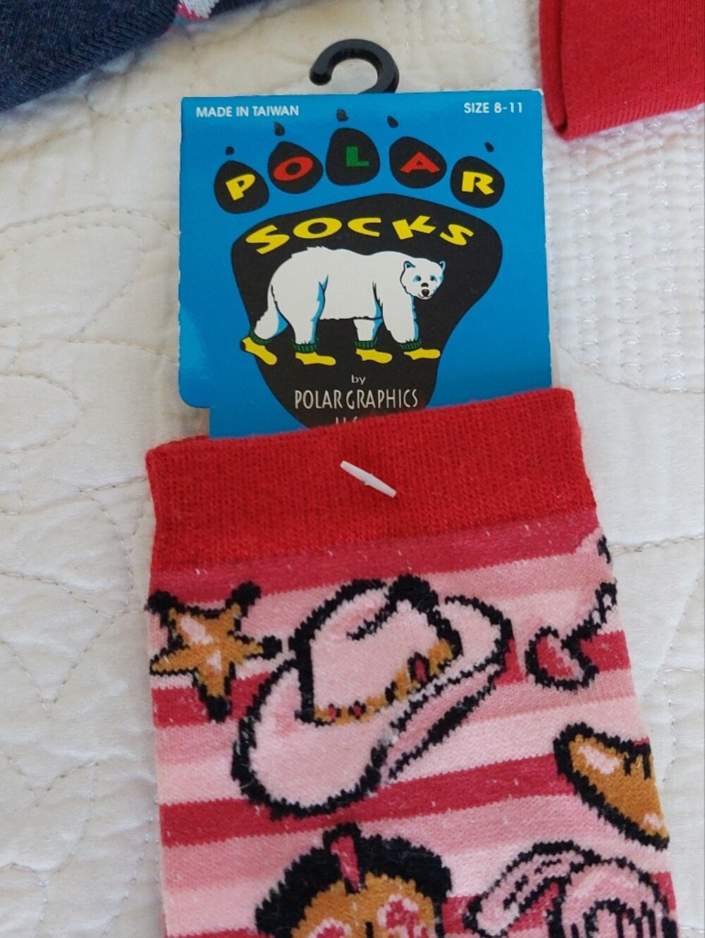 4 Sets Of Cowgirl/ BoyWestern Socks NOS Size Range 8 To 11 Rodeo Southwest Cute! - Picture 14 of 16